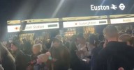'Absolute carnage' as passengers 'locked' outside of Euston amid UK