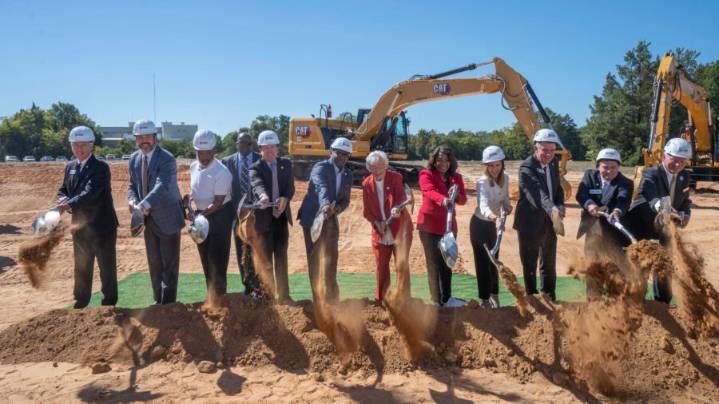 Gov. Kay Ivey breaks ground on new Alabama School of Healthcare Sciences