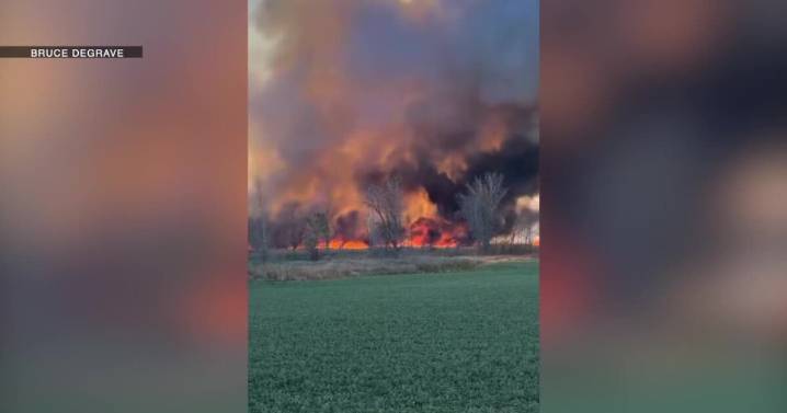 Officials blame ATV for massive Door County brush fire