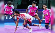 PKL 12: UP Yoddhas go down fighting against Jaipur Pink Panthers, but play