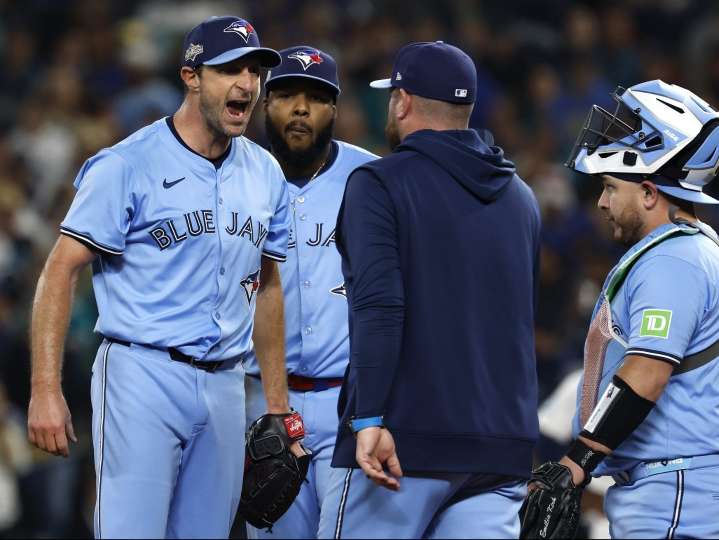 Blue Jays two wins away from World Series after Mad Max Scherzer mastery