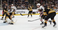 ​Joonas Korpisalo's epic overtime saves had his Bruins teammates in awe