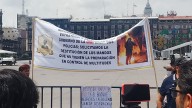 Marchan policías capitalinos contra violencia del pasado 2 de octubre; piden destitución de altos mandos