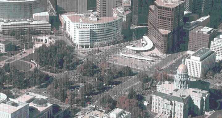 Crowds pour into streets across Colorado for 'No Kings' rally