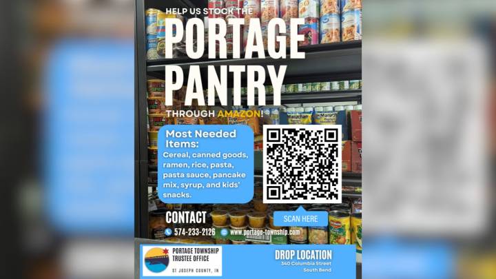 Portage Township Trustee Office says pantry in urgent need of donations