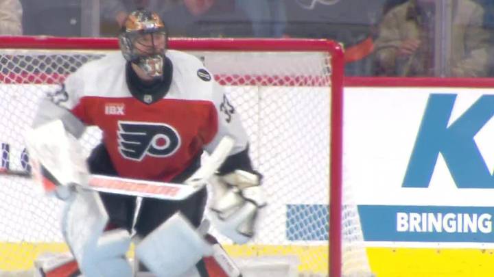 Konecny nets 200th career goal, Brink shines as Flyers edge Penguins in shootout