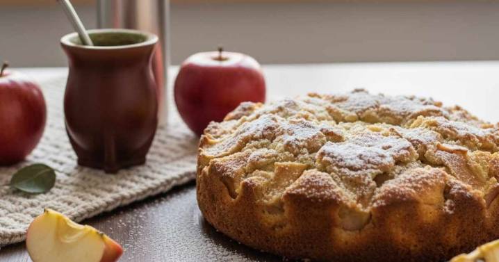 Torta de manzana con yogur: la receta perfecta para acompañar el mate