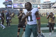 Eagles WRs A.J. Brown and DeVonta Smith Frustrated With Offense Despite 4