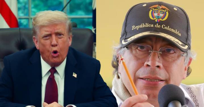 Donald Trump acusa a Gustavo Petro de ser "un líder del narcotráfico": aumenta tensión entre Colombia y EE.UU