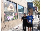 Kingston artists turns vandalism at Bubba's into artwork