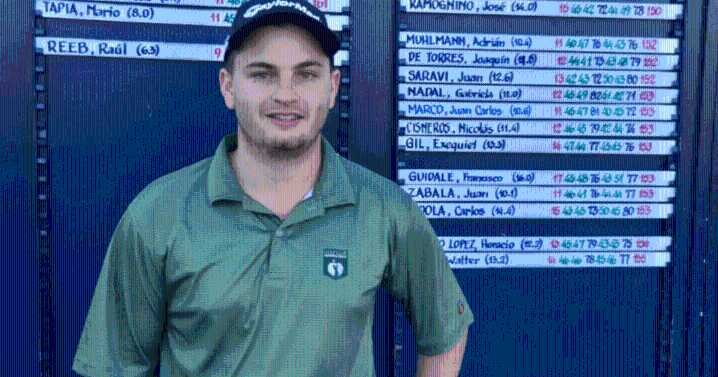 Un golfista roquense será uno de los cuatro representantes argentinos en el Torneo Latinoamericano de Cartagena