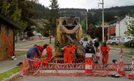Continúa el plan municipal de bacheo para mejorar las calles pavimentadas de Esquel