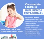 ¡Vacúnate contra la influenza estacional!
