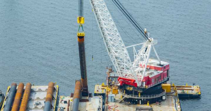 First test pile installed as crews prepare to rebuild Baltimore's Key Bridge