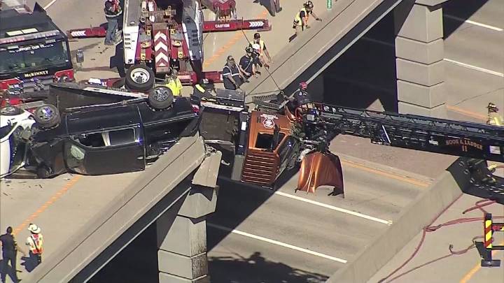 McKinney firefighters pull off daring rescue after tollway crash