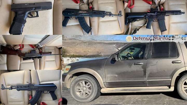 Detienen a 7 hombres armados en calles de Tijuana y revelan la ubicación de un narcolaboratorio