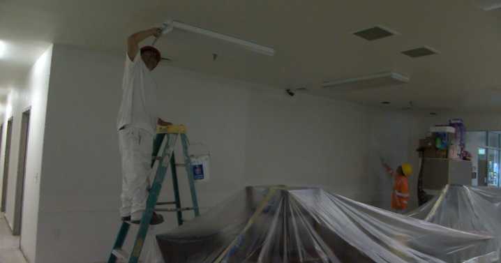Work continues on the Howard Slater Navigation Center in Chico, expected to open this Fall