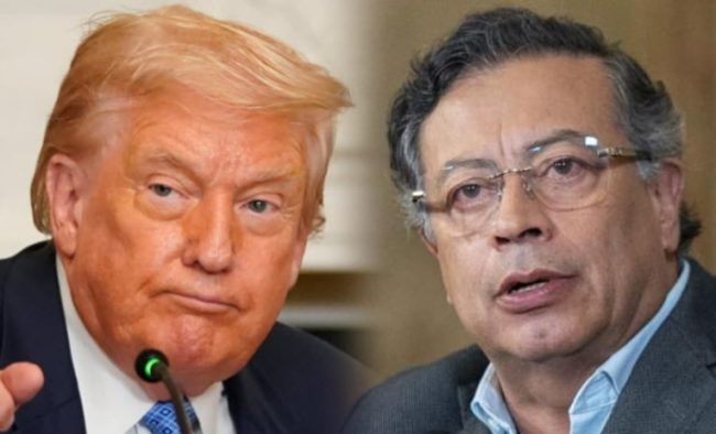 Presidente Trump llama a Gustavo Petro «líder del narcotráfico» y anuncia el fin de la ayuda financiera a Colombia