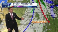 Warming up Sunday and cooling down on Monday