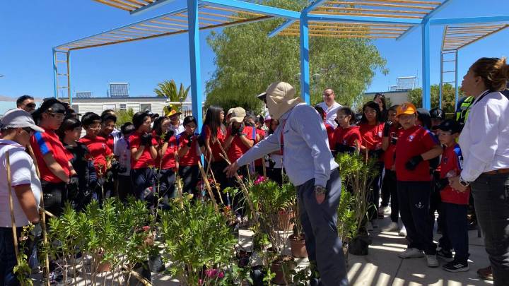 Estudiantes participaron en jornada de plantación de flora local en El Salvador