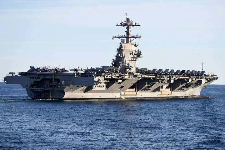 Gigante del mar. Así es el portaaviones USS Gerald R. Ford, el mayor barco de guerra del mundo que Trump envió al Caribe