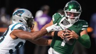 Jets' Justin Fields hit hard vs Panthers