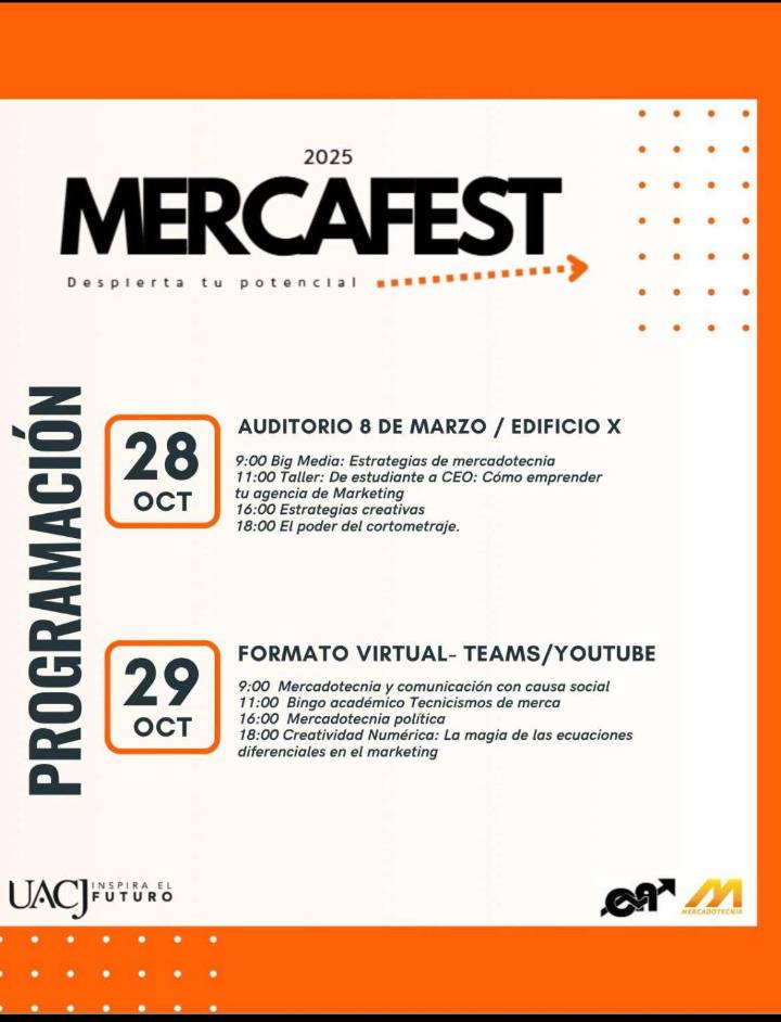 Impulsan mercadotecnia a través del Mercafest 2025