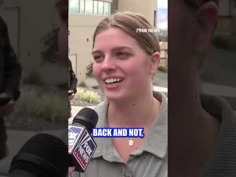 'I'm not just gonna hide, I still gotta put my voice out there': Students at TPUSA event #shorts #ut