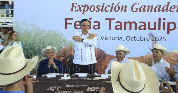 Inaugura Américo Villarreal exposición ganadera en la Feria Tamaulipas 2025