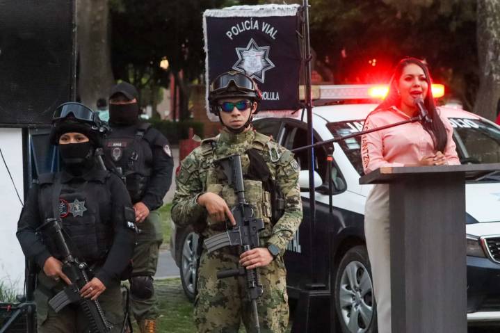 Con “Cholula Segura”, Tonantzin Fernández consolida la estrategia de seguridad en San Pedro Cholula