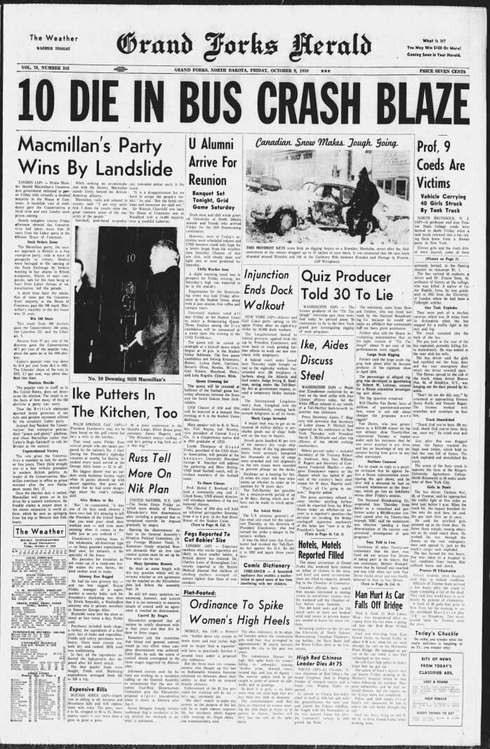 Today in History: October 9, 1959 - Ordinance To Spike Women's High Heels