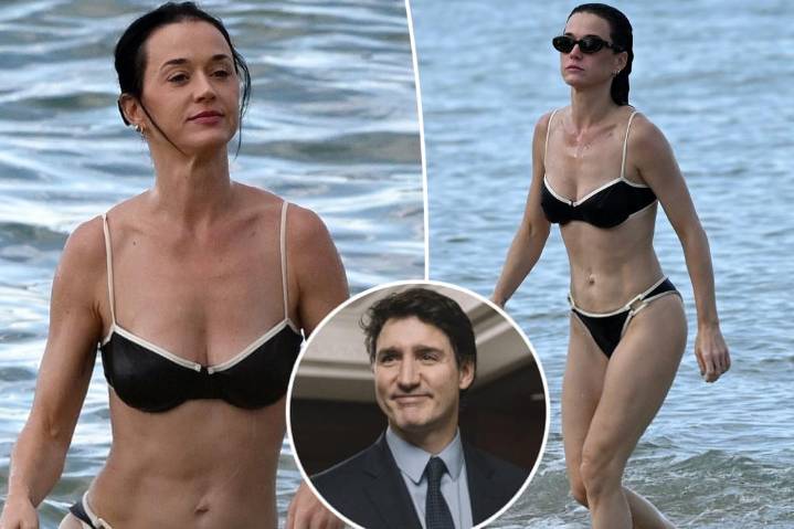 Katy Perry and Justin Trudeau pack on the PDA on her yacht