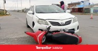 Siniestro vial Motociclista terminó hospitalizado tras siniestro vial