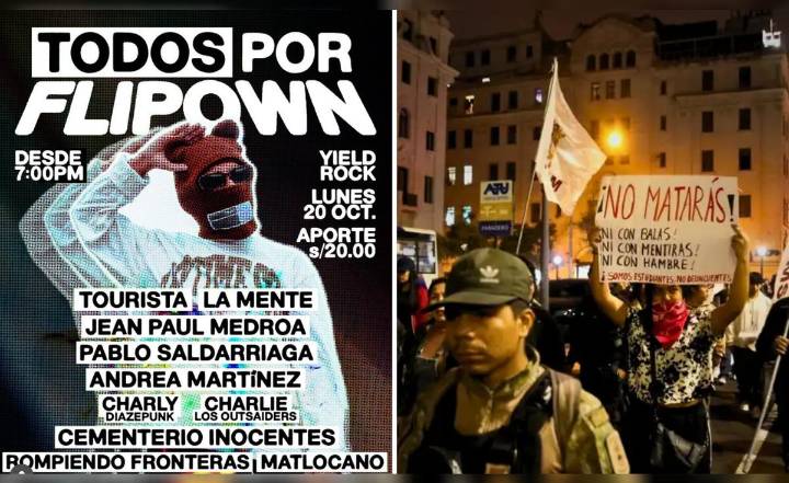 Tourista, La Mente, Pablo Saldarriaga y más se unen en concierto solidario por Luis Reyes, herido en protesta