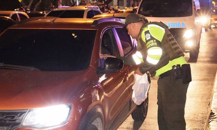 Operativo de seguridad en Cali por Halloween