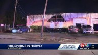 Harvey business damaged after large fire overnight