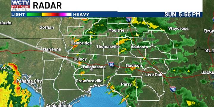 🔴LIVE | Cameron is tracking scattered Sunday showers 🌧️