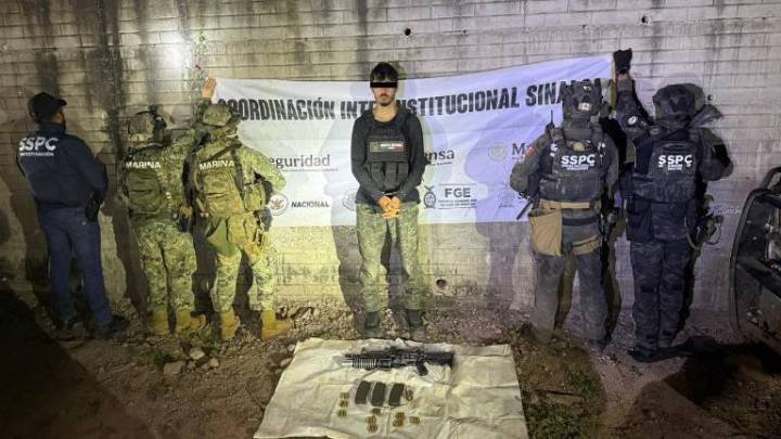 Detienen en Culiacán a presunto integrante de célula delictiva