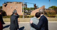 Elder Bednar ministers in Michigan to the victims of Sunday’s deadly attack