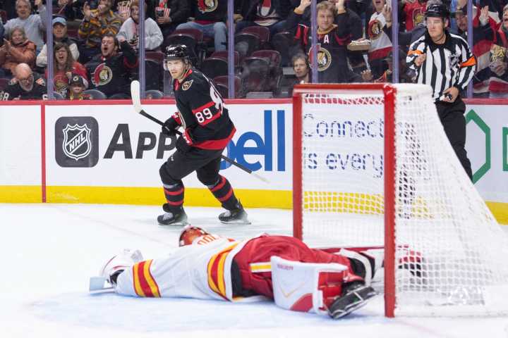 Senators erase 3 deficits, finish Flames in shootout - The Rink Live | Coverage of youth, junior, high school and college hockey