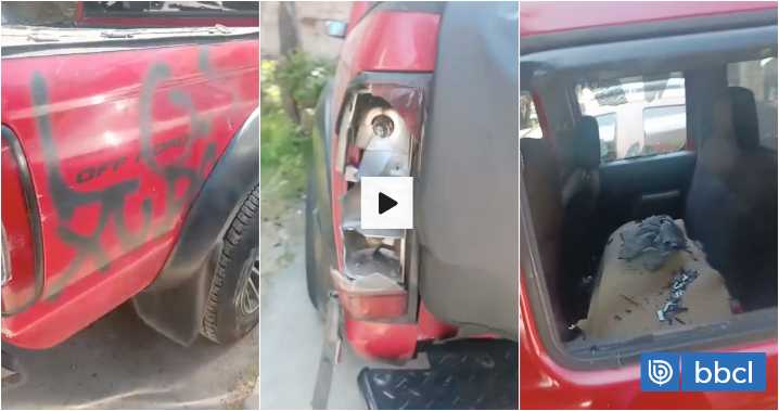 Violentos incidentes en el INBA: encapuchados golpean a profesora y dañan camioneta del rector
