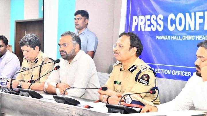Hyderabad District Election and CP Sajjanar On Jubilee Hills By