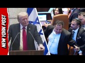 Israeli Lawmaker Ejected After Interrupting Trump’s Address to Parliament