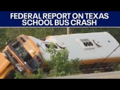 Texas bus crash: Report urges seat belt safety on school buses