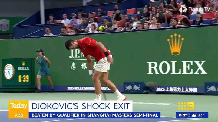 Tennis news 2025: Shanghai Masters Novak Djokovic v Valentin Vacherot result, comments