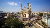 Hyderabad: Devotees throng temple at Charminar on Diwali