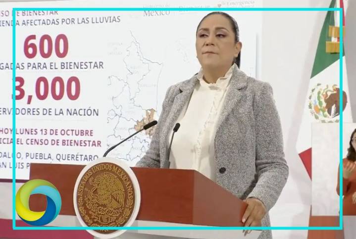 Anuncian censo de viviendas afectadas por lluvias; entregarán apoyos a damnificados