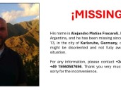 Alemania: buscan a un científico argentino que está desaparecido desde el lunes