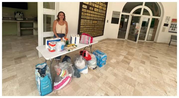 Biblioteca Los Mangos abrió centro de acopio para ayudar a familias que sufrieron inundación