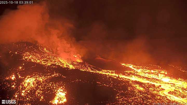 Mount Kilauea's latest eruption seen in new images